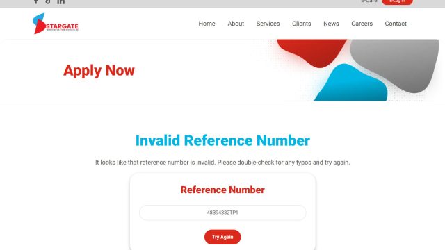 Applicants can save their progress and return later, or check their status. Their application is secured with a unique cryptographic token.
