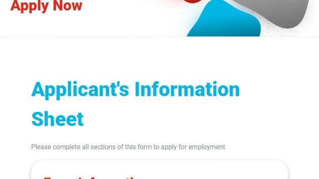 A simplified first step form to increase applicant engagement by requesting only key details