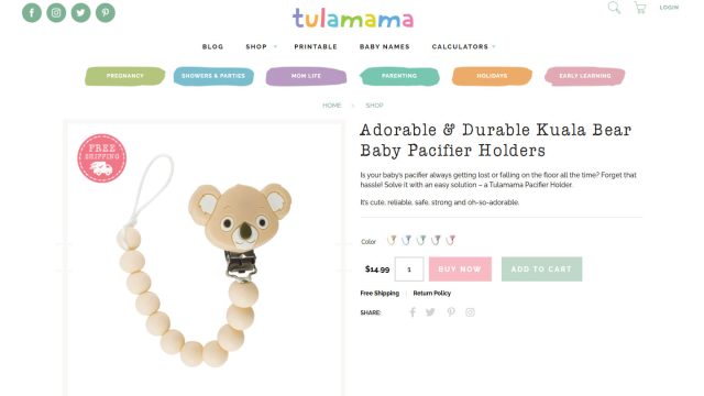 Individual Physical Product Page with detailed information and purchasing options.